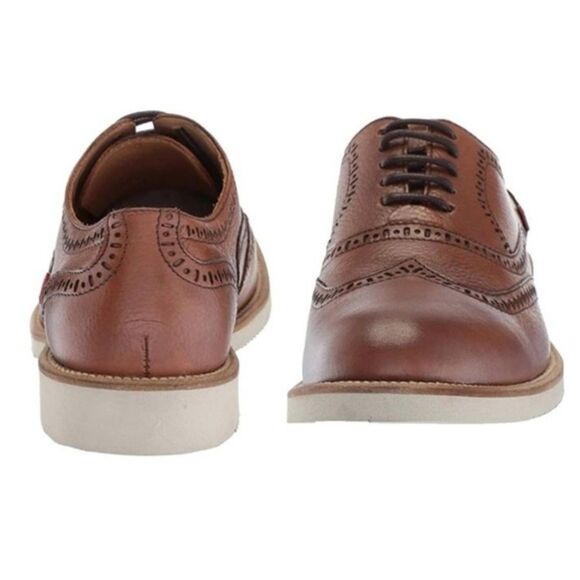 MARC JOSEPH NEW YORK‎ Men\'s Leather Oxford Shoes Office Cognac Size 9.5 main image 4